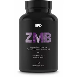 KFD Mg+Zn+B6 (ZMA/ZMB) - 135 tabletek zdrowy układ nerwowy - Witaminy i minerały - miniaturka - grafika 1