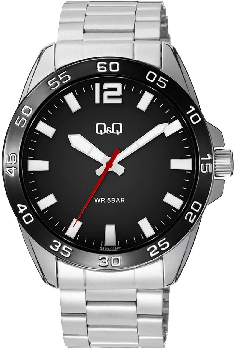 Zegarek męski QQ Q87B-005P srebrny