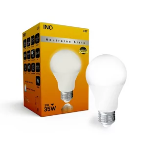 INQ Żarówka LED 5W E27 4000K LA014NW - Żarówki LED - miniaturka - grafika 1