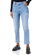 Spodnie damskie - BOSS Damskie spodnie jeansowe, Bright Blue439, 34 - miniaturka - grafika 1