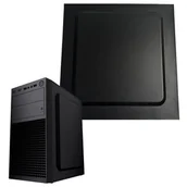 Akcesoria do komputerów stacjonarnych - Gembird Lewy panel boczny do obudowy Fornax K300 czarny blacha - miniaturka - grafika 1