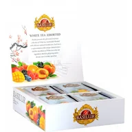 Herbata - Basilur WHITE TEA Assorted BIAŁA HERBATA saszetki 40 x 1,5 g - miniaturka - grafika 1