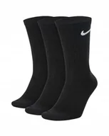 Skarpetki męskie - Skarpety 3-PAK Nike 42-46 Czarne Długie SX7676-010 - miniaturka - grafika 1