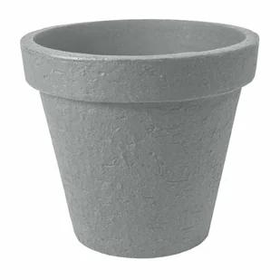 Donica plastikowa Pisa śr. 40 cm szara Vog - Donice - miniaturka - grafika 1