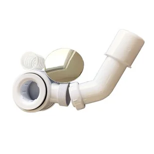 Syfon brodzikowy z grzybkiem z tworzywa chromowanym fi50 czyszczony od góry - Syfony - miniaturka - grafika 1