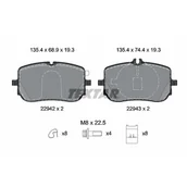 Klocki hamulcowe - Klocki hamulcowe - komplet TEXTAR 2294201 - miniaturka - grafika 1