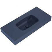 Umywalki - Elita Dimple umywalka 100,8x46 cm ścienna prostokątna niebieski mat 168865 - miniaturka - grafika 1