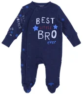 Pajacyki dla niemowląt - Granatowe śpiochy w gwiazdki 6-9 m 74 cm - miniaturka - grafika 1