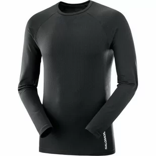 Koszulka Salomon Sense Over Season Deep Black - Koszulki sportowe damskie - miniaturka - grafika 1