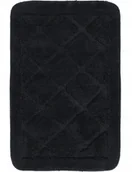 Dywaniki łazienkowe - Dywanik Łazienkowy Soft Czarny Miękki Antypoślizgowy Do Prania 40X60Cm - miniaturka - grafika 1