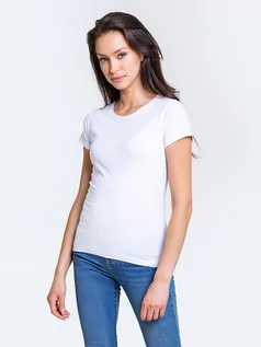 Koszulki i topy damskie - BIG STAR Koszulka w kolorze białym - grafika 1