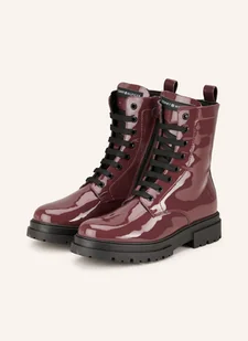 Tommy Hilfiger Botki Sznurowane rot - Botki damskie - miniaturka - grafika 1