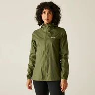 Kurtki i kamizelki sportowe damskie - Regatta Damska kurtka wiosenna kieszonkowa Pack It III Zielony, Rozmiar: 48 - miniaturka - grafika 1