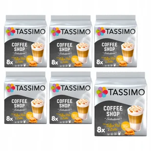 Kapsułki Tassimo Toffee Nut Latte zestaw 5+1 opakowanie Gratis! [48 kaw] - Kawa w kapsułkach i saszetkach - miniaturka - grafika 1