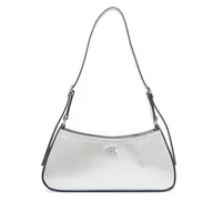 Torebki damskie - Torebka Calvin Klein Ck Metallic Small Shoulder Bag LV04F3304G Srebrny - miniaturka - grafika 1