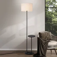 Lampy stojące - Näve Lampa stojąca Tordis, czarny/biały, tekstylny, wysokość 157 cm Półka - miniaturka - grafika 1