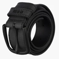 Paski - Pasek Męski BIG STAR Skórzany Pas Do Spodni Czarny OO675007 Czarny 100 - miniaturka - grafika 1