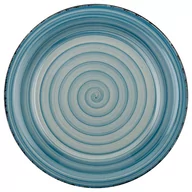 Talerze - Talerz ceramiczny deserowy płytki niebieski FADED BLUE 19 cm kod: O-10-099-222 + Sprawdź na SuperWnetrze.pl - miniaturka - grafika 1