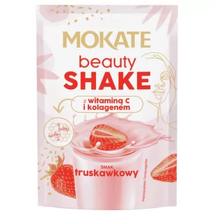 Beauty Shake Truskawkowy Mokate Z Witaminą C i Kolagenem 54g Collagen - Desery dla dzieci - miniaturka - grafika 1