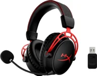 Słuchawki - HyperX Cloud Alpha Wireless Czarno-czerwone - miniaturka - grafika 1