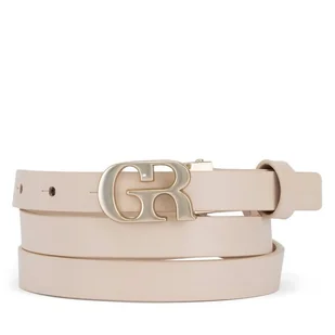 Pasek Gino Rossi BLYL23007 Beżowy - GINO ROSSI - Paski - miniaturka - grafika 1