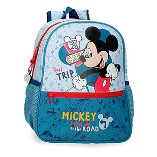 Disney Mickey Road Trip Plecak szkolny Niebieski 9.8L 27x33x11 cms Poliester, niebieski, Mochila Escolar, plecak szkolny - Plecaki szkolne i tornistry - miniaturka - grafika 1