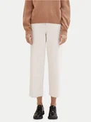 Spodnie damskie - Tom Tailor Jeansy 1040811 Écru Relaxed Fit - miniaturka - grafika 1