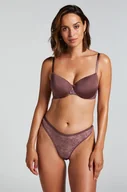 Majtki damskie - Hunkemöller Stringi Lea Fioletowy - miniaturka - grafika 1
