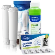 Akcesoria i części do ekspresów do kawy - Zestaw Krups filtr AL-TES46 2szt, Latteo 250ml, Verde 250ml, Cleaneo 10szt - miniaturka - grafika 1