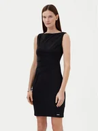 Sukienki - Calvin Klein Sukienka codzienna K20K208433 Czarny Regular Fit - miniaturka - grafika 1