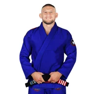 Kimona, stroje i obuwie - Kimono do brazylijskiego jiu jitsu Ground Game Wizard niebieskie - miniaturka - grafika 1