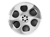 Dekoracje i nakrycia stołu na imprezę - Talerzyki Cinema - 22,5 cm - 10 szt. - miniaturka - grafika 1