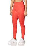 Spodnie damskie - NIKE Damskie spodnie sportowe W One Tght Czerwony Ścieżka czerwona/(biała) M - miniaturka - grafika 1