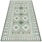 Dywany - Nowoczesny dywan na balkon wzór Zielone romby 80x120 cm - miniaturka - grafika 1