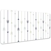 Podkładki na biurko - Mata ochronna na blat Strzały geometryczne 100x50cm, Dywanomat - miniaturka - grafika 1