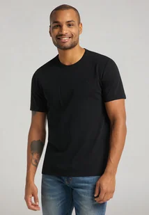 Mustang Alex C Embroidery Męski T-Shirt Koszulka Logo Tee Black 1015050 4142-Xl - Koszulki męskie - miniaturka - grafika 1