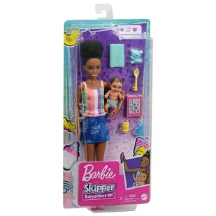 Mattel Barbie Skipper Babysitters GRP12 - Lalki dla dziewczynek - miniaturka - grafika 1