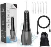 Irygatory do zębów - IRYGATOR DO ZĘBÓW BEZPRZEWODOWY DENTYSTYCZNY 5 TRYBÓW 400ML MOCNY ETUI 2024 - miniaturka - grafika 1