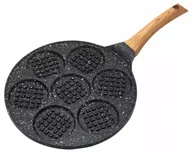 Patelnie - Patelnia do placuszków z powłoką marmurkową 26,5cm E8-W93 - miniaturka - grafika 1