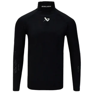 Koszulka dziecięca Bauer NECKPROTECT LS S - Koszulki sportowe męskie - miniaturka - grafika 1