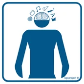 Systemy ekspozycyjne i znaki informacyjne - RE015 PSYCHIATRIA, PN - PŁYTA PCV 1MM; (100X100MM) - miniaturka - grafika 1