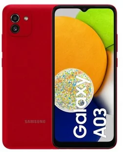 Samsung Galaxy A03 4GB/64GB Dual Sim Czerwony - Telefony komórkowe - miniaturka - grafika 1