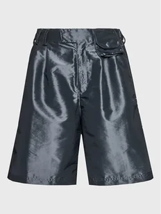 Reebok Szorty materiałowe NAO SERATI HN9116 Szary Relaxed Fit - Spodnie sportowe damskie - miniaturka - grafika 1