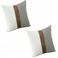 Poszewki na poduszki - 2x POSZEWKA NA PODUSZKĘ 45x45cm Poszewki na Jaśki Poszewki dekoracyjne - miniaturka - grafika 1