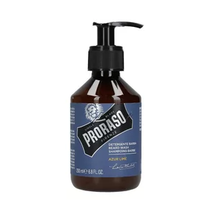 Proraso Proraso Beard Wash Azur Lime szampon do brody 200ml 9556 - Kosmetyki i akcesoria do pielęgnacji brody - miniaturka - grafika 1