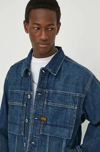 G-Star Raw kurtka jeansowa męska kolor granatowy przejściowa - Kurtki męskie - miniaturka - grafika 1