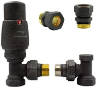 Zawory i kraniki - Varioterm Zawór termostatyczny ELEGANT kątowy ze złączką PEX/CU - ciemny grafit str miedziana - CU 15 mm ELGS0215C/FK(Cu) - miniaturka - grafika 1
