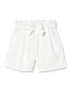Spodenki damskie - United Colors of Benetton szorty bermudy 4be7c901h, Optyczna biel 101, 140 cm dla dziewcząt i dziewcząt, Optyczna biel 101, 140 - miniaturka - grafika 1