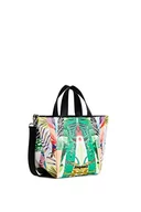 Torebki damskie - Desigual Womens BOLS_Virtual PINK VALDIVIA Shopping Bag, Green, One Size - miniaturka - grafika 1