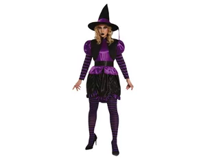 Kostium Fioletowa Czarownica dla kobiety - Halloween - miniaturka - grafika 1